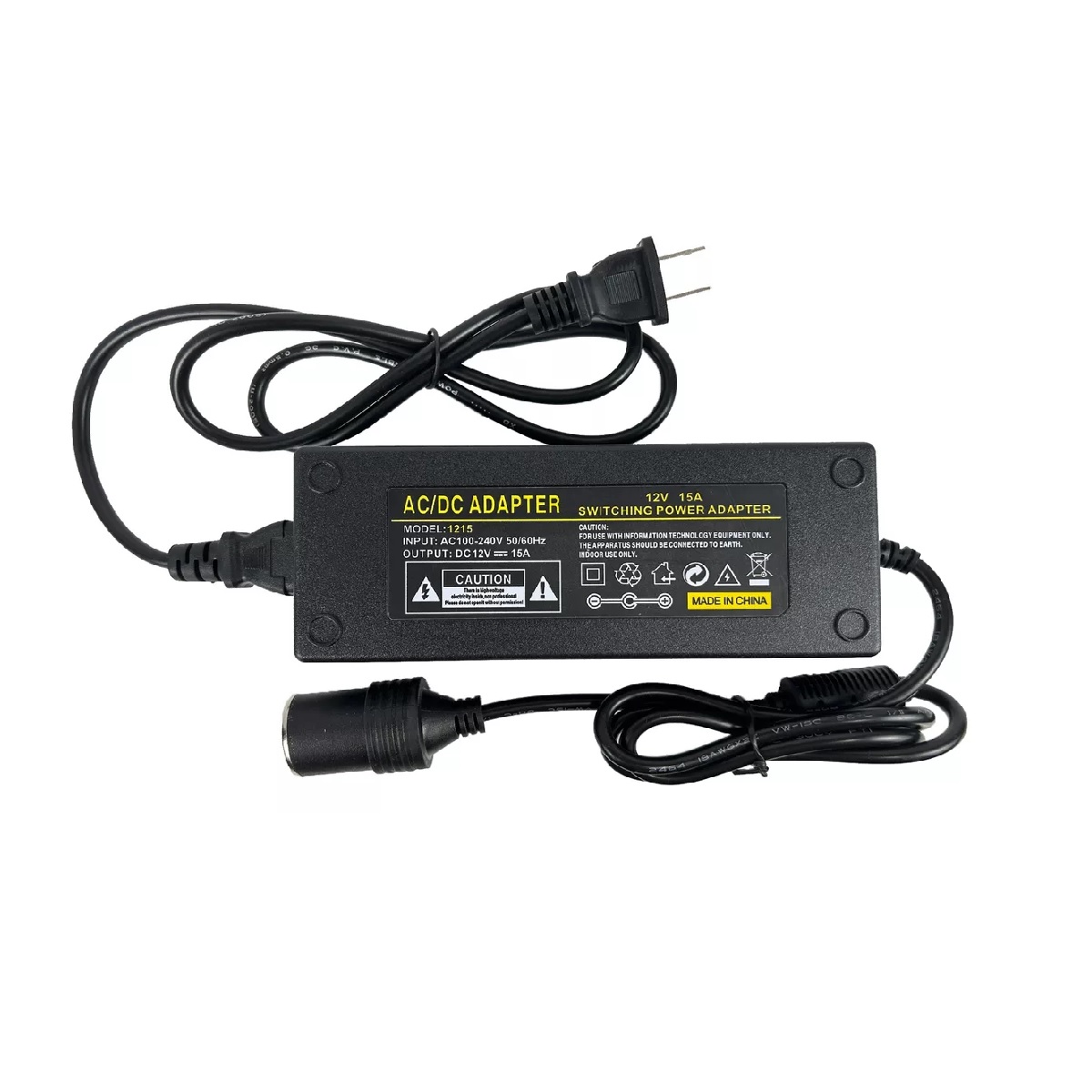 Auto Eliminador 15a Inversor Corriente Invercom 12v 110volts