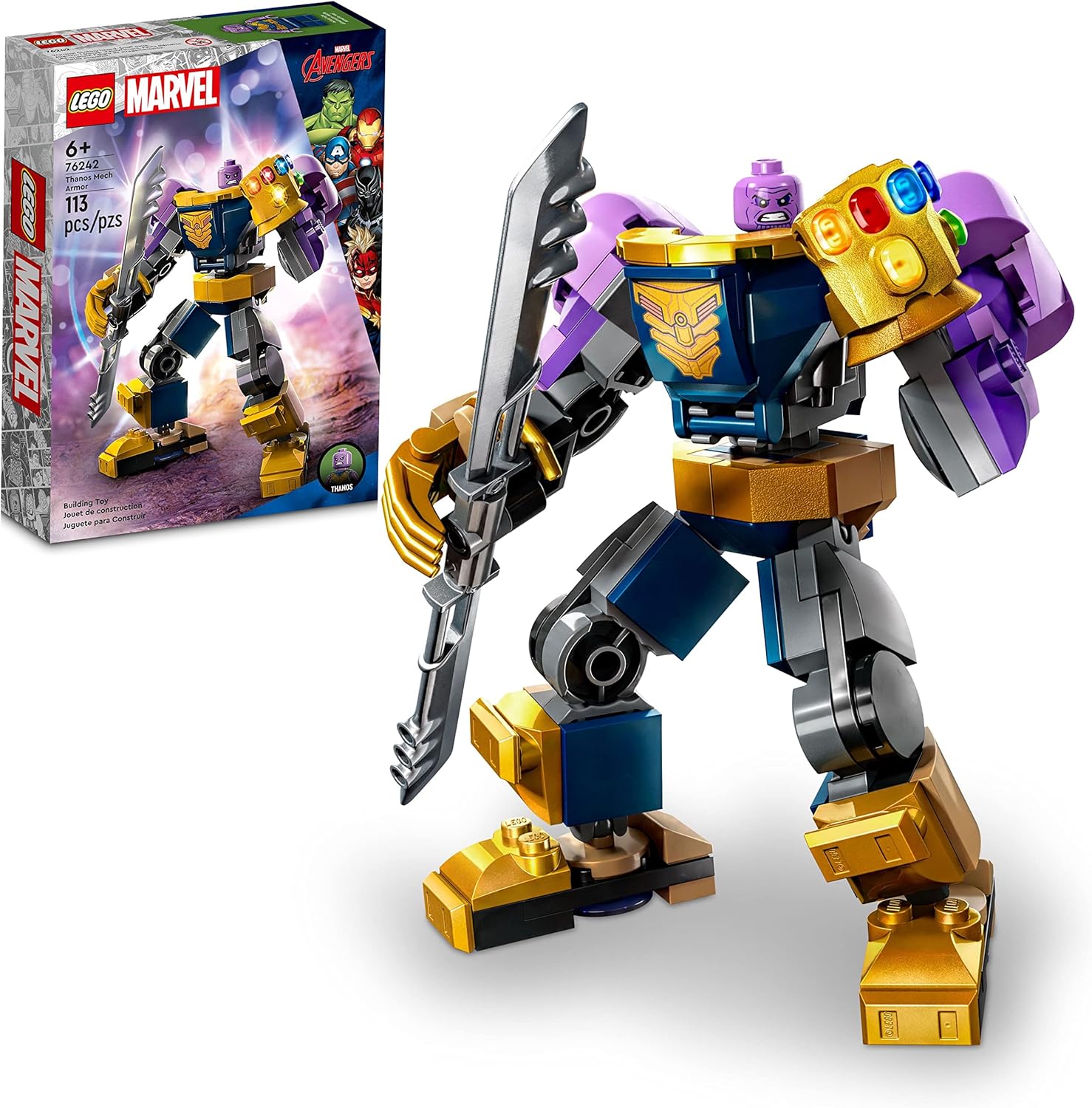 LEGO Marvel 76242 Armadura Robotica de Thanos