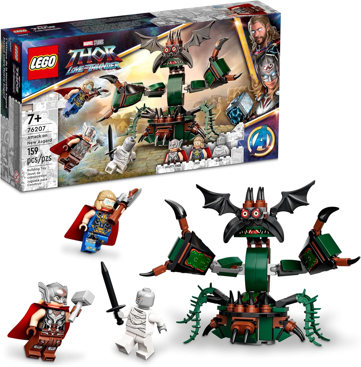 Lego Marvel 76207 Ataque sobre nuevo Asgard