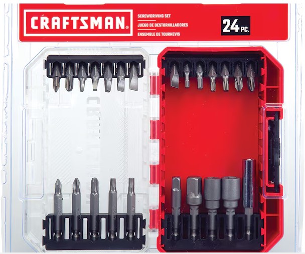 Juego de puntas de destornillador CRAFTSMAN (24 piezas)