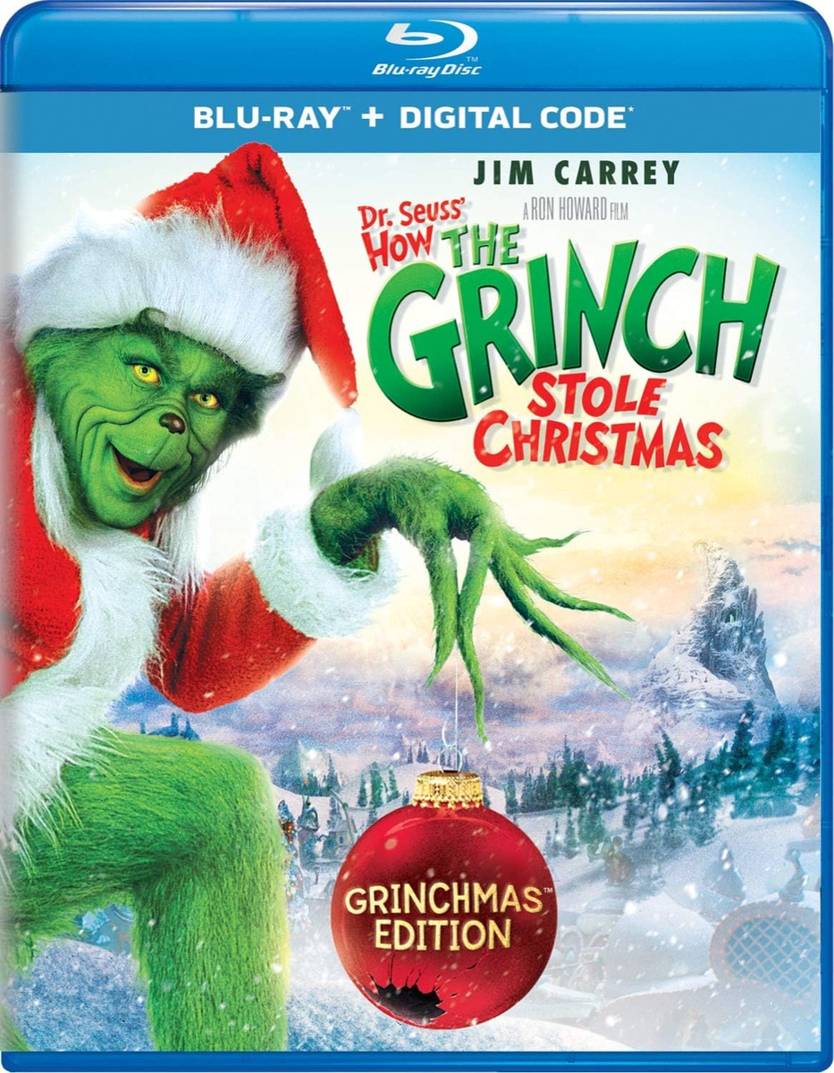 El Grinch The Grinch Jim Carrey Pelicula Blu-ray