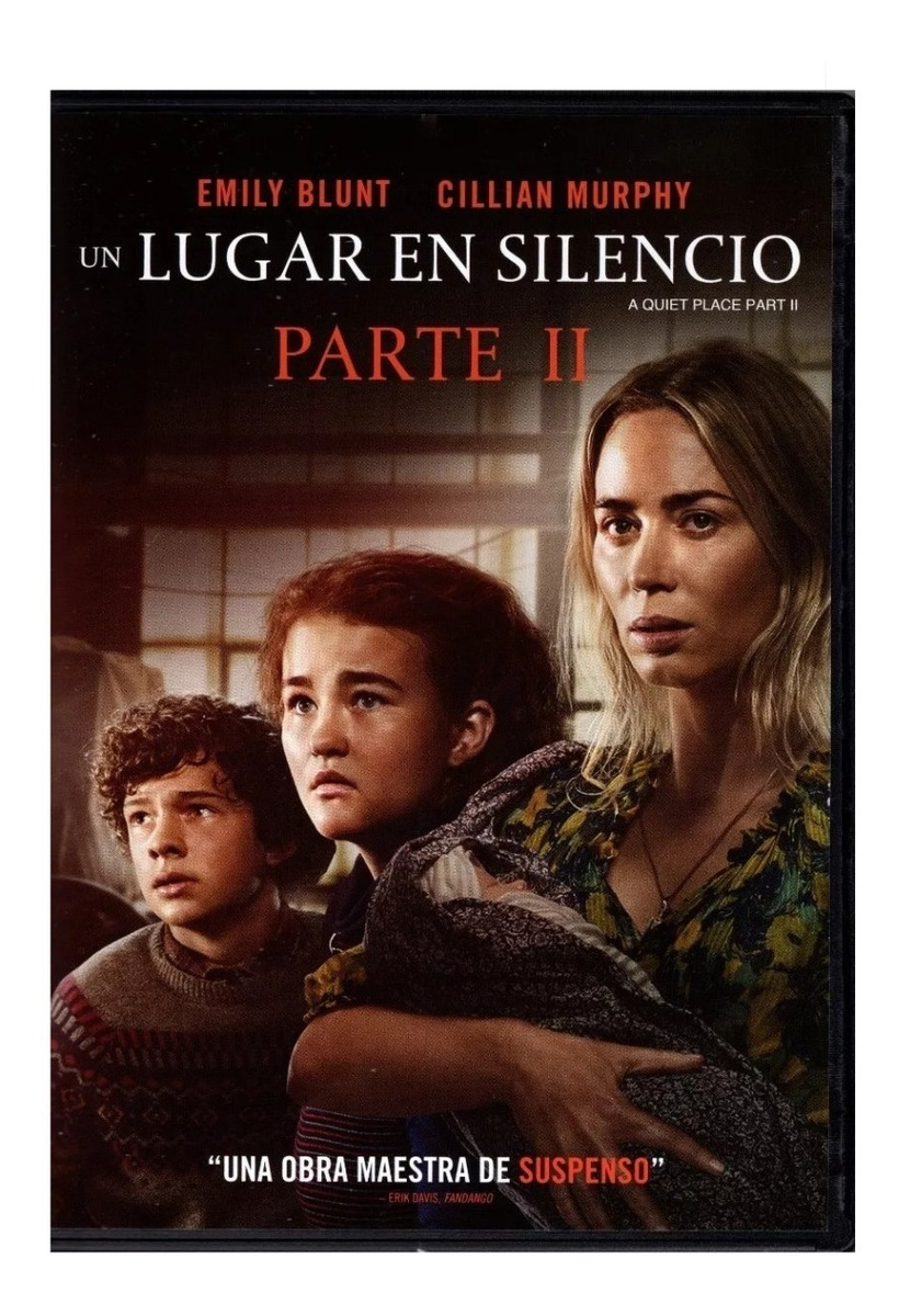 Un Lugar En Silencio Parte 2 Dos Emily Blunt Pelicula Dvd