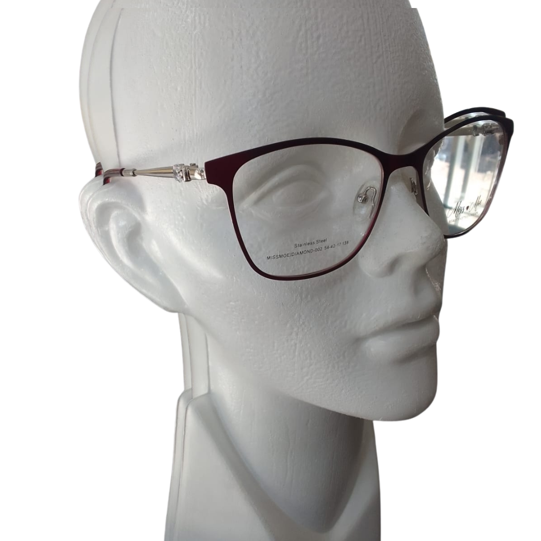 Lentes Graduables Acero inoxidable detalles en la barilla para Dama marca Miss moe Diamond 002 