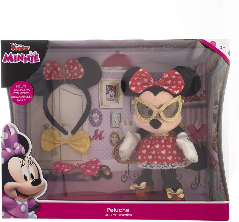 Disney Junior Minnie De Peluche Con Accesorios Ruz