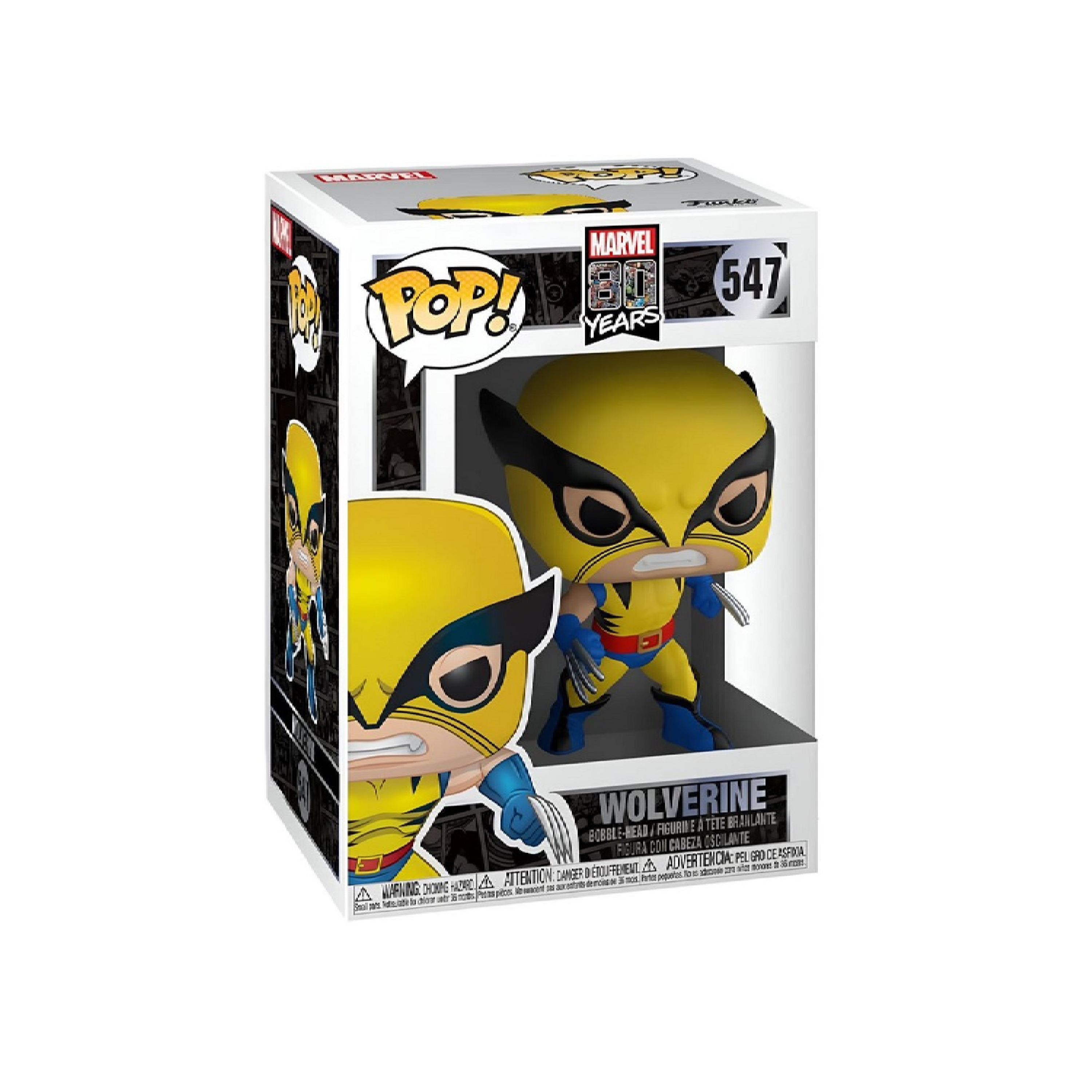 Funko Pop! Bobble Marvel: 80th-First Appearance-Angel - Marvel Comics - Figurine en Vinyle à Collectionner - Idée de Cadeau - Produits Officiels - Jouets pour Les Enfants et Adultes