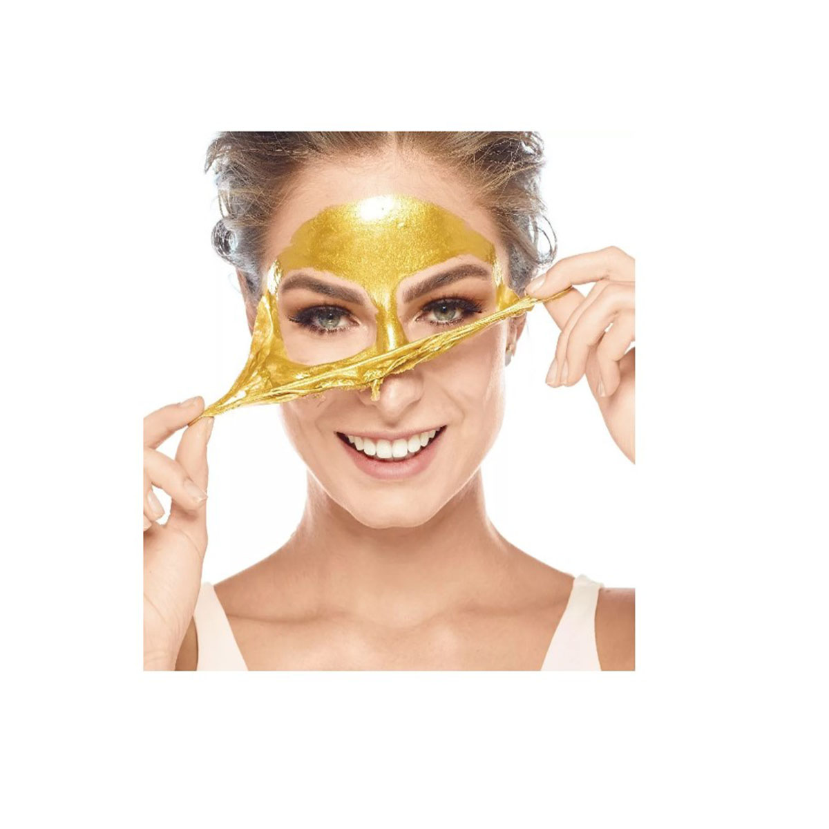 Mascarilla Facial Peel Off Oro de 24k en tubo DM 