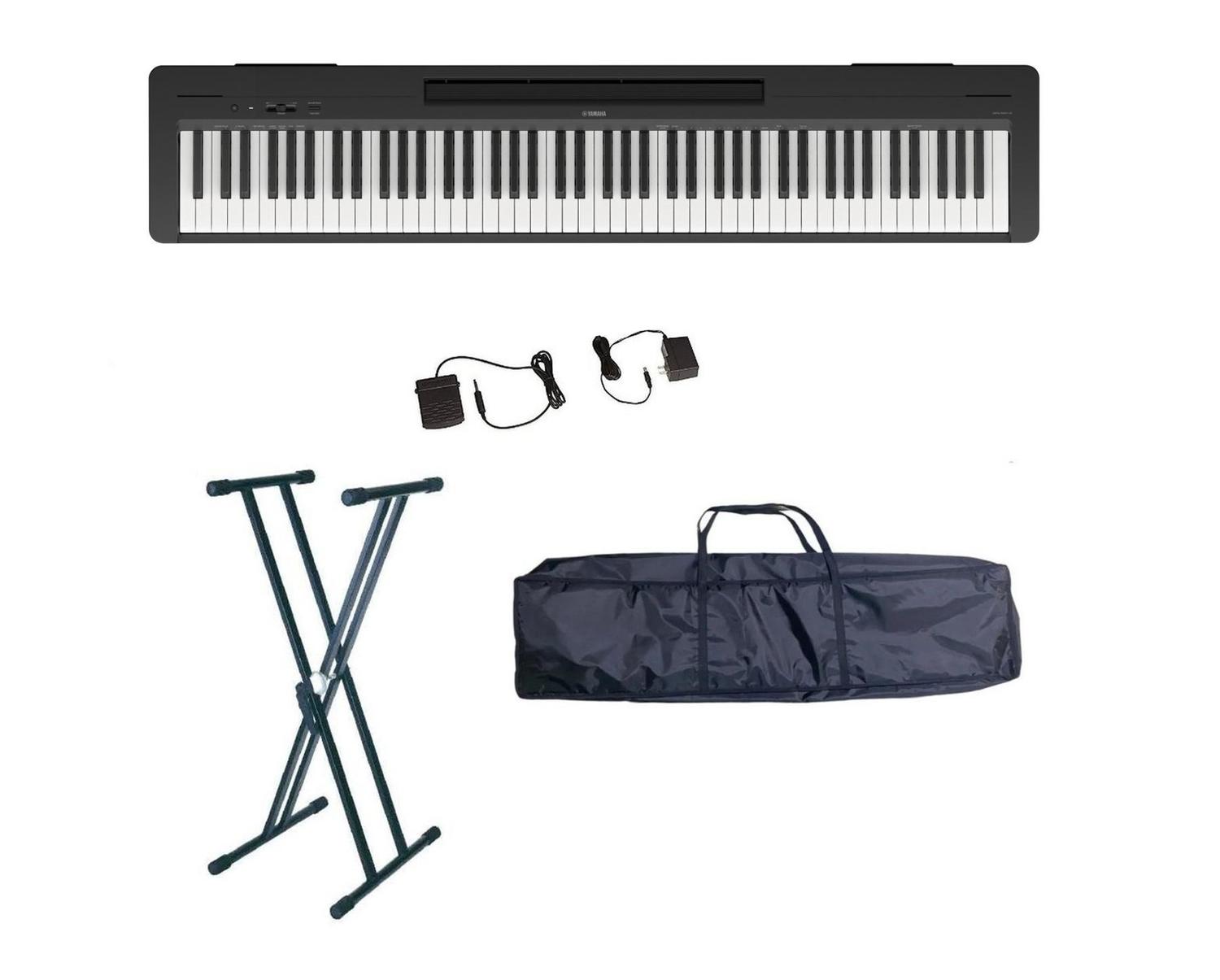 Yamaha P145 Piano Digital 88 Teclas Con Base y Funda.