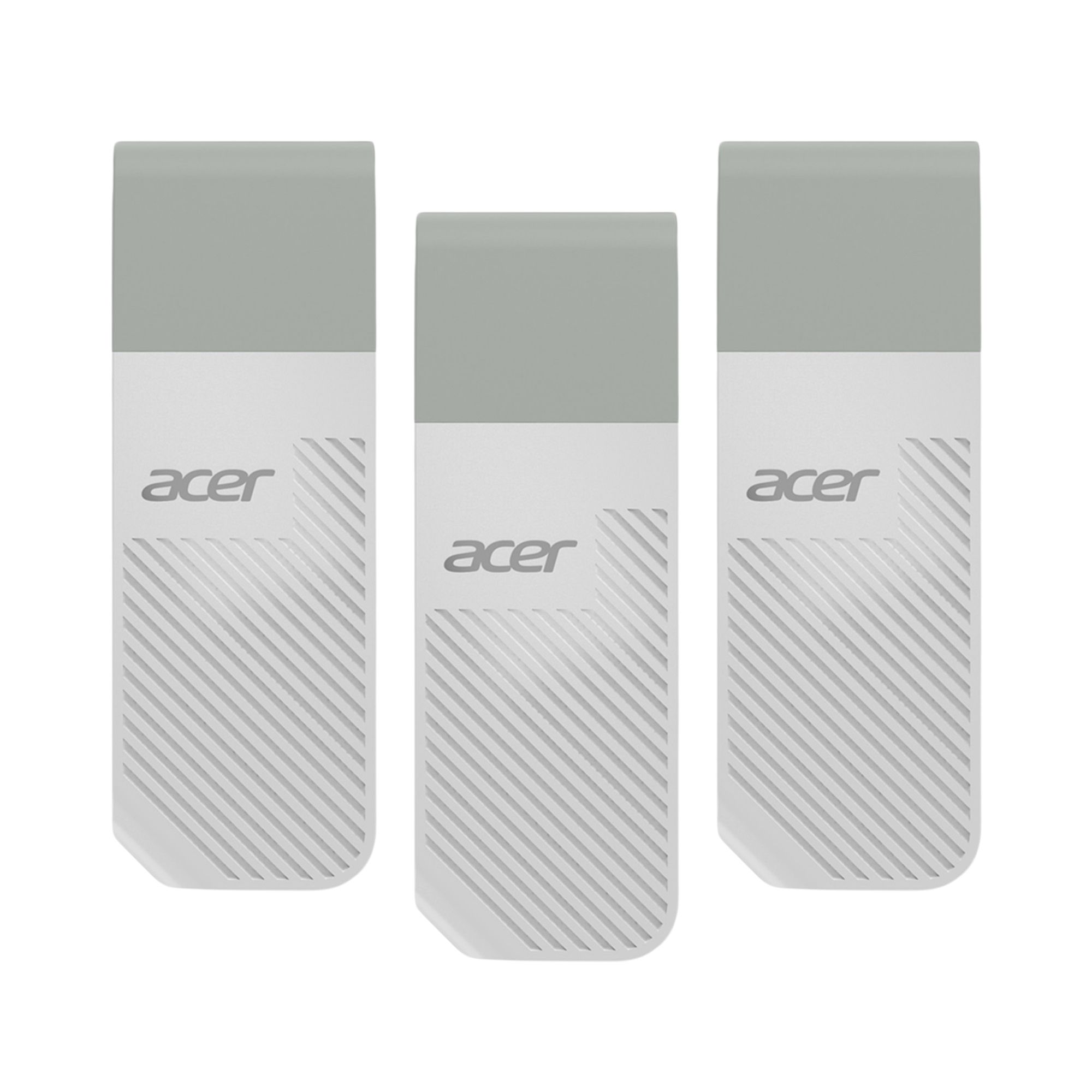 3 Pack - Memoria USB de 16 GB Acer UP200, Blanco