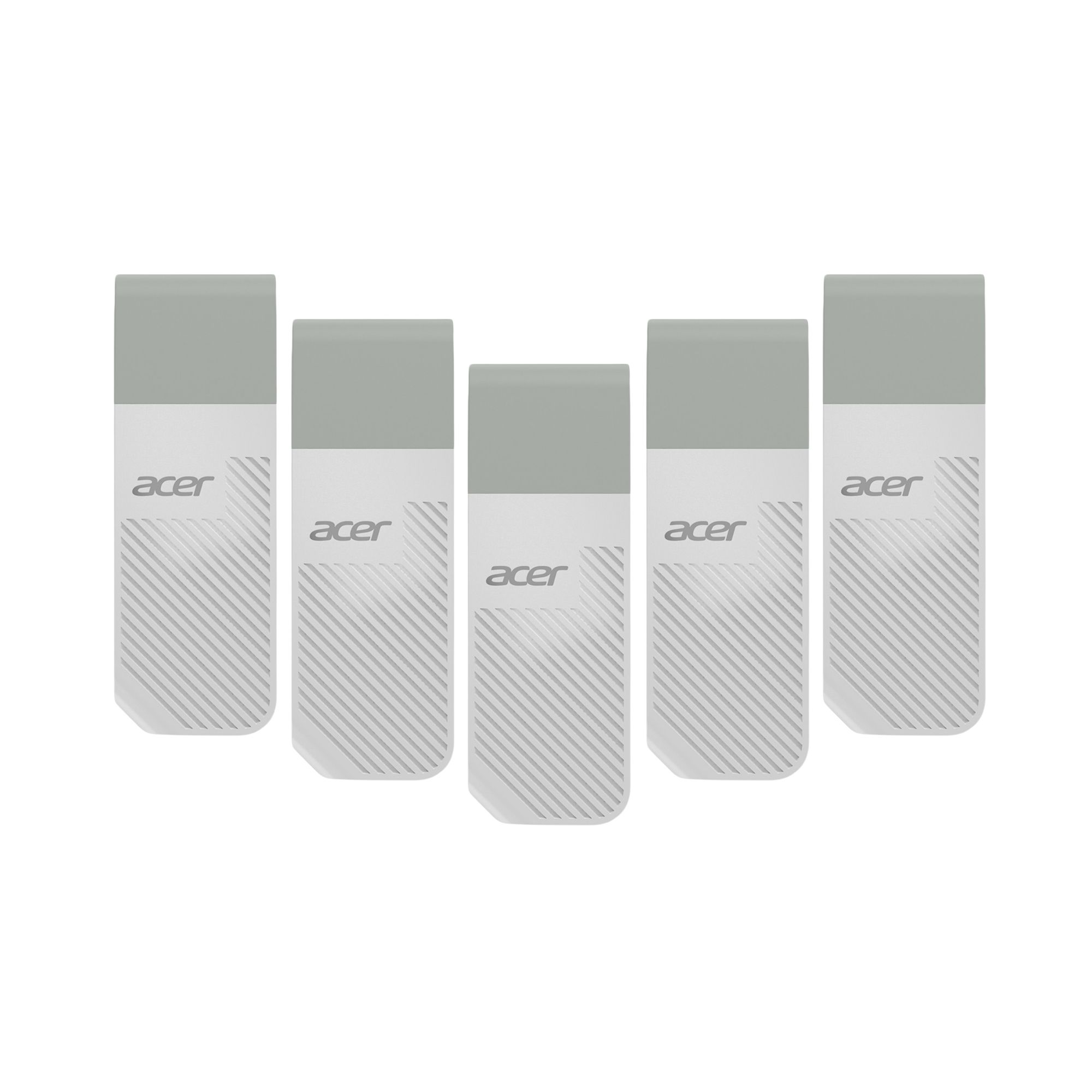 5 Pack - Memoria USB de 16 GB Acer UP200, Blanco