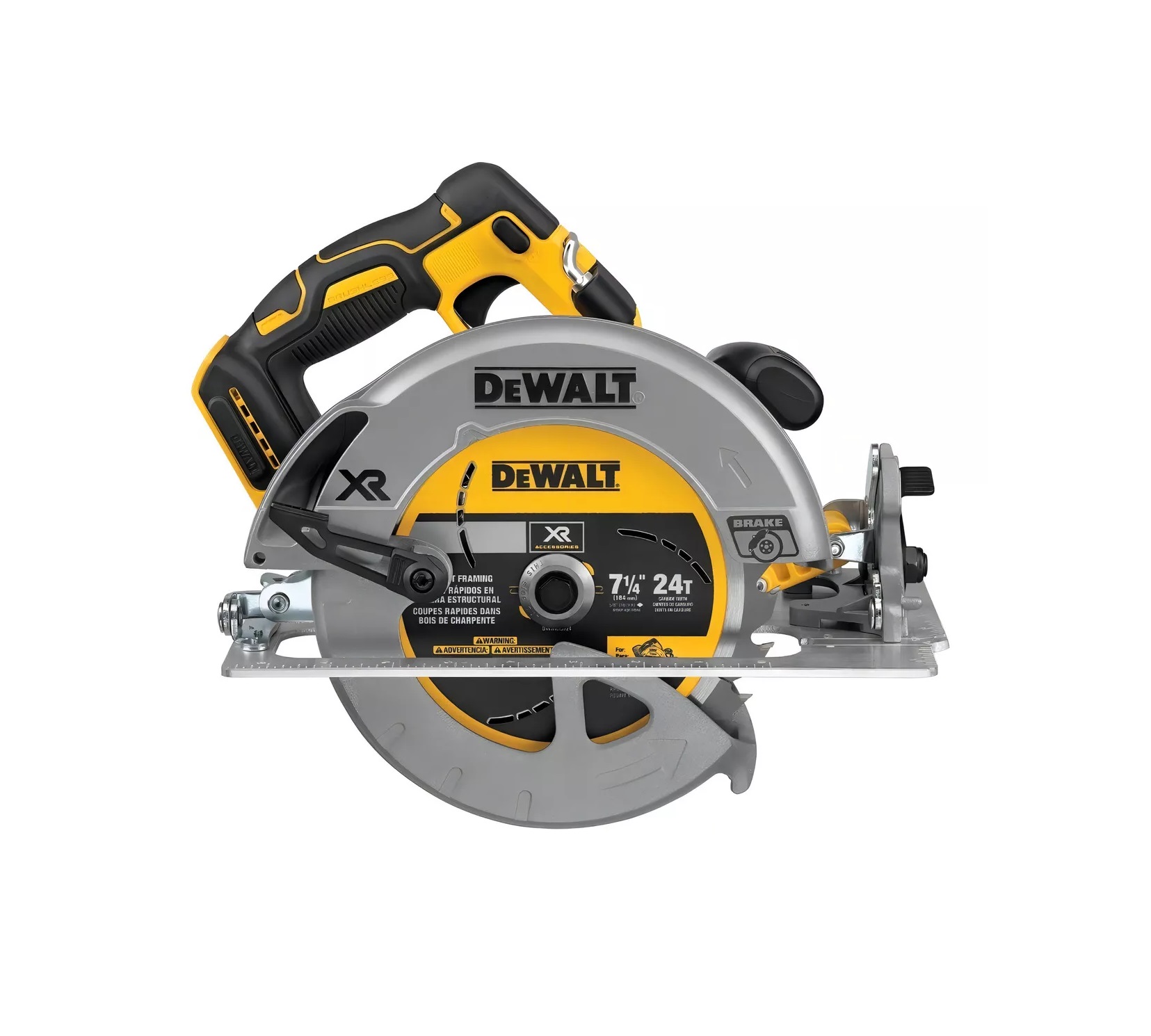 Sierra Inalámbrica Circular Dewalt De 7-1/4" (184mm) Con Freno De Seguridad Modelo:DCS570B