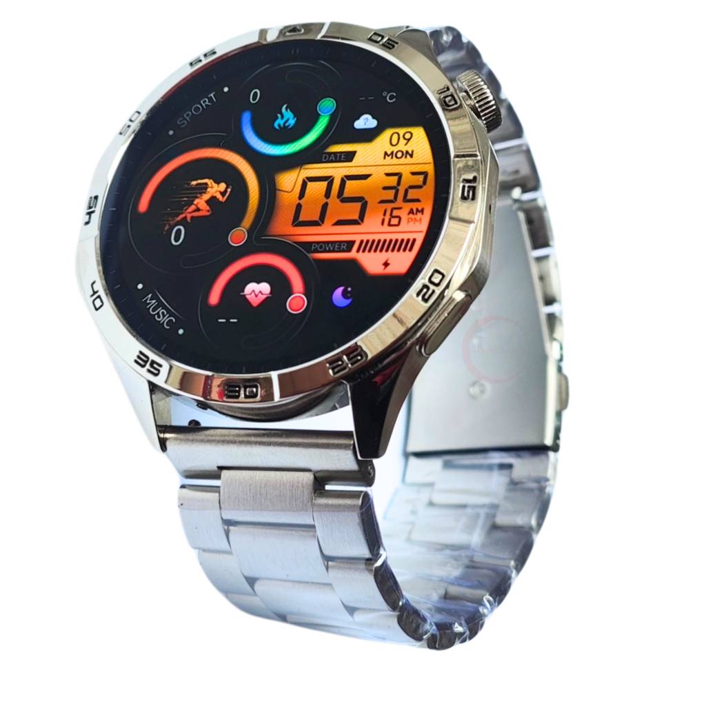 Reloj Inteligente G-tide Power Plata Acero Inoxidable Hombre