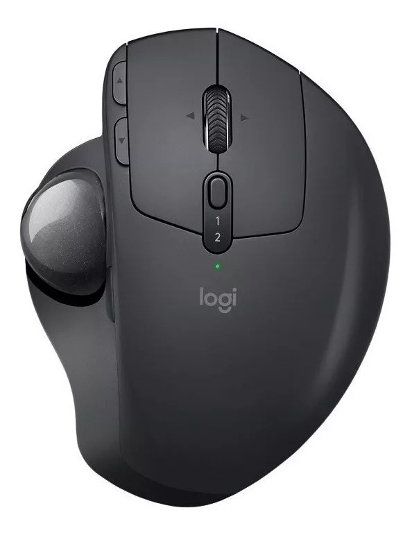 Mouse gamer trackball inalámbrico recargable Logitech MX Ergo 910-005177 negro