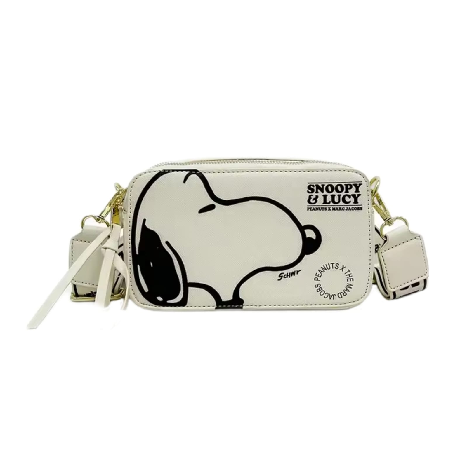 Bandolera Casual Diseño Retro Snoopy Bolso de Hombro Peanuts