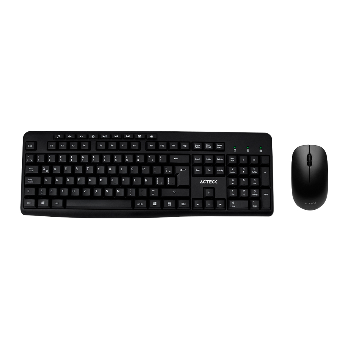 Kit 2 en 1 Multimedia Acteck Teclado / Mouse Inalambrico MK450