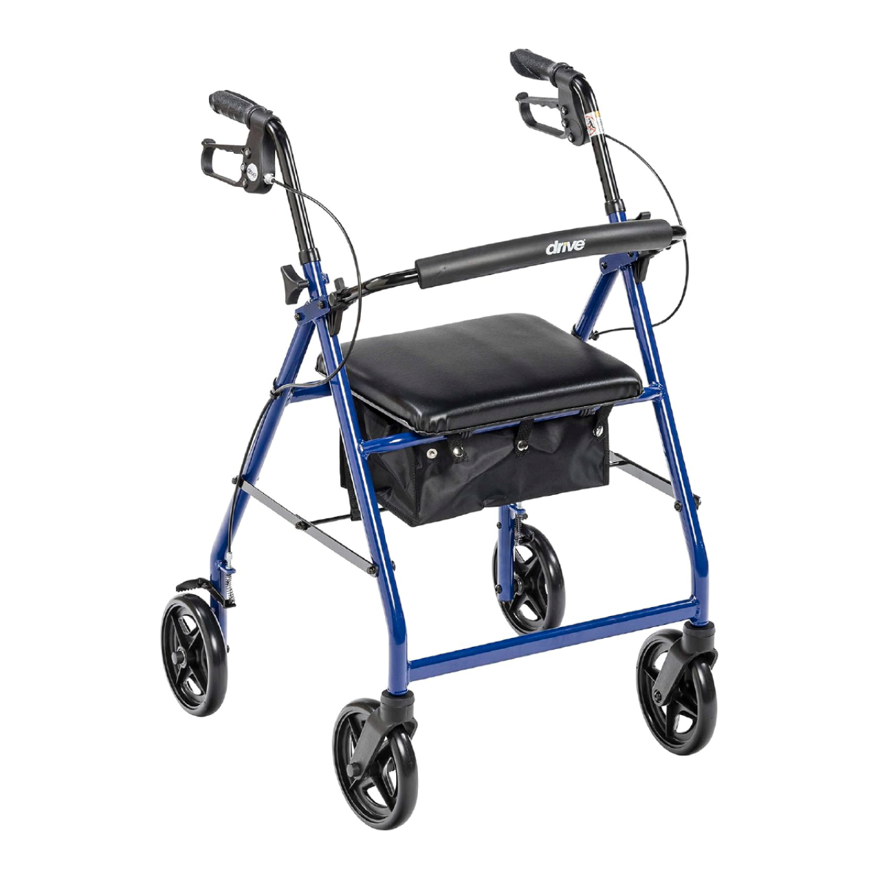 Andadera Ortopédica Rollator Asiento Tipo Silla Ruedas Drive Azul