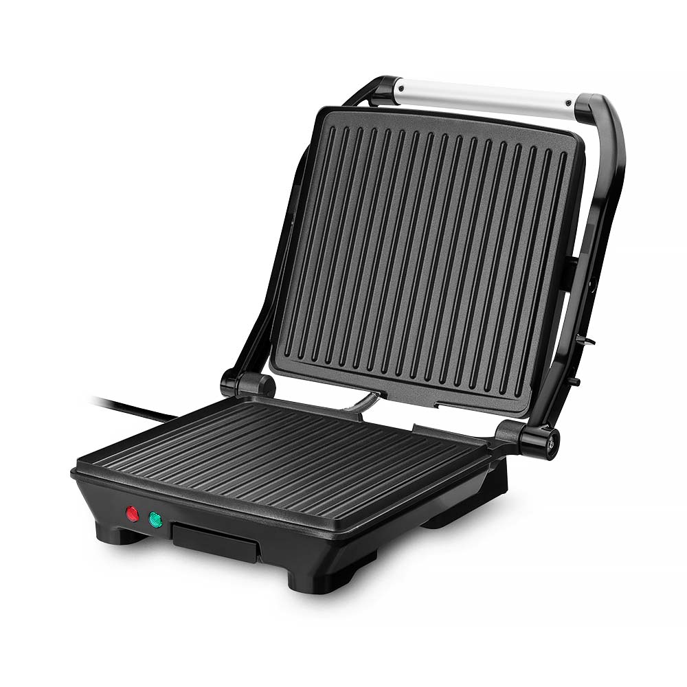 Parrilla Panini | Multi  Acero Inoxidable 1500W antiadherente 180°