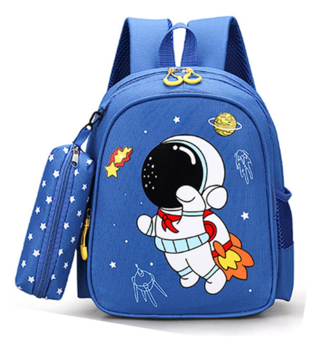 Mochila Impermeable Diseño En Tela De Nailon, Astronauta AZUL 