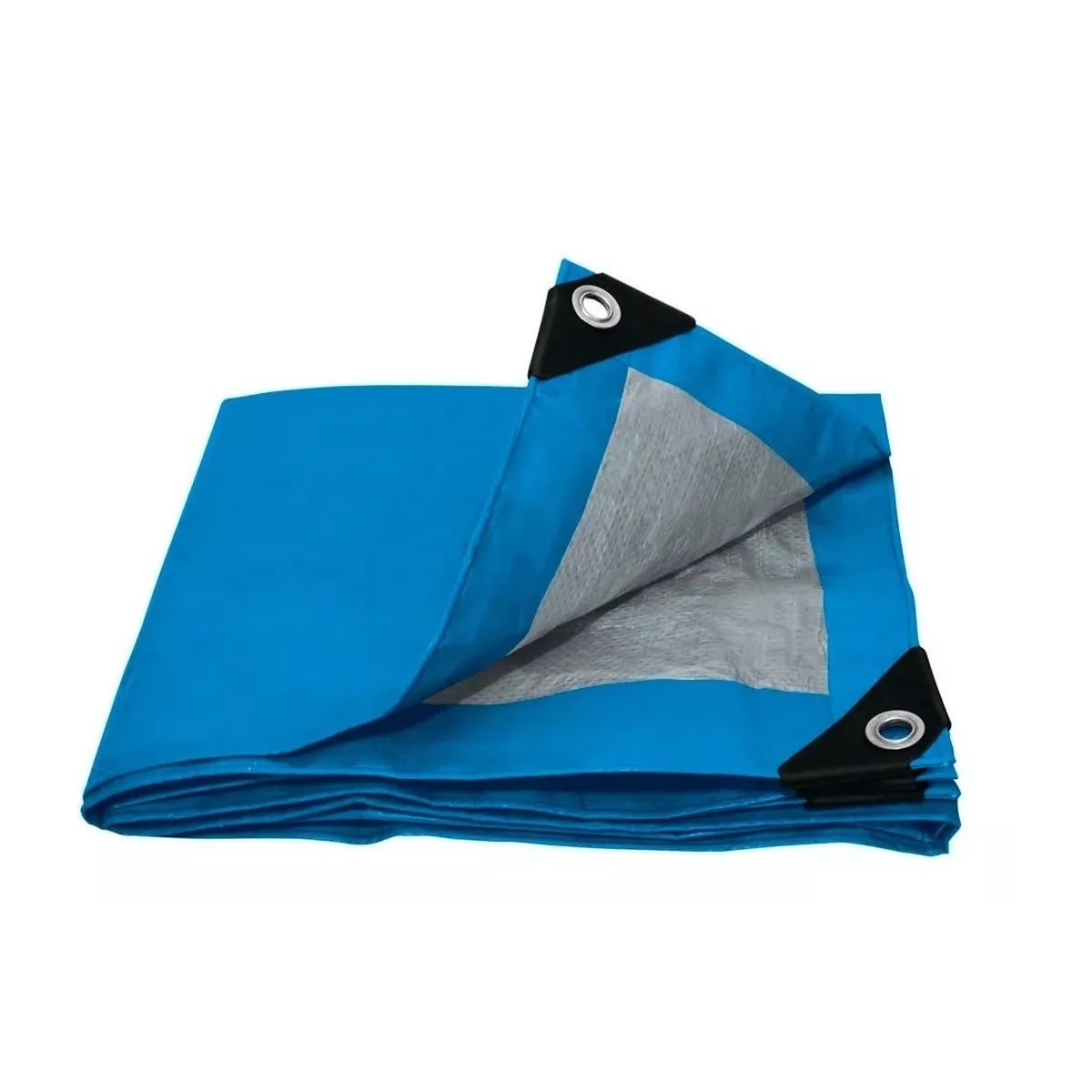 Lona Impermeable Polietileno Azul Reforzada 3m X 4m