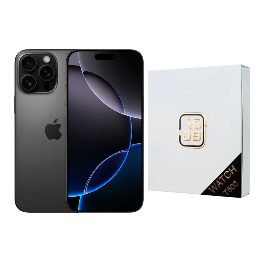 iPhone 16 Pro Max 256GB Negro E-SIM Nuevo + Reloj  Genérico