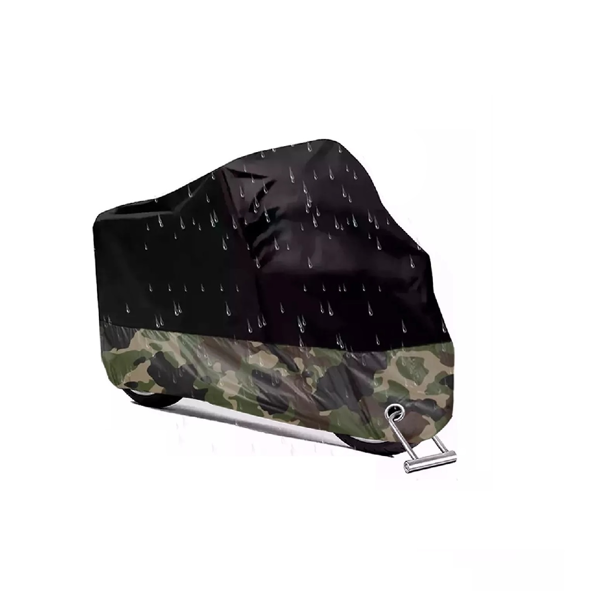 Funda Xxl Para Moto Impermeable Antipolvo A Prueba De Sol Color Camuflaje