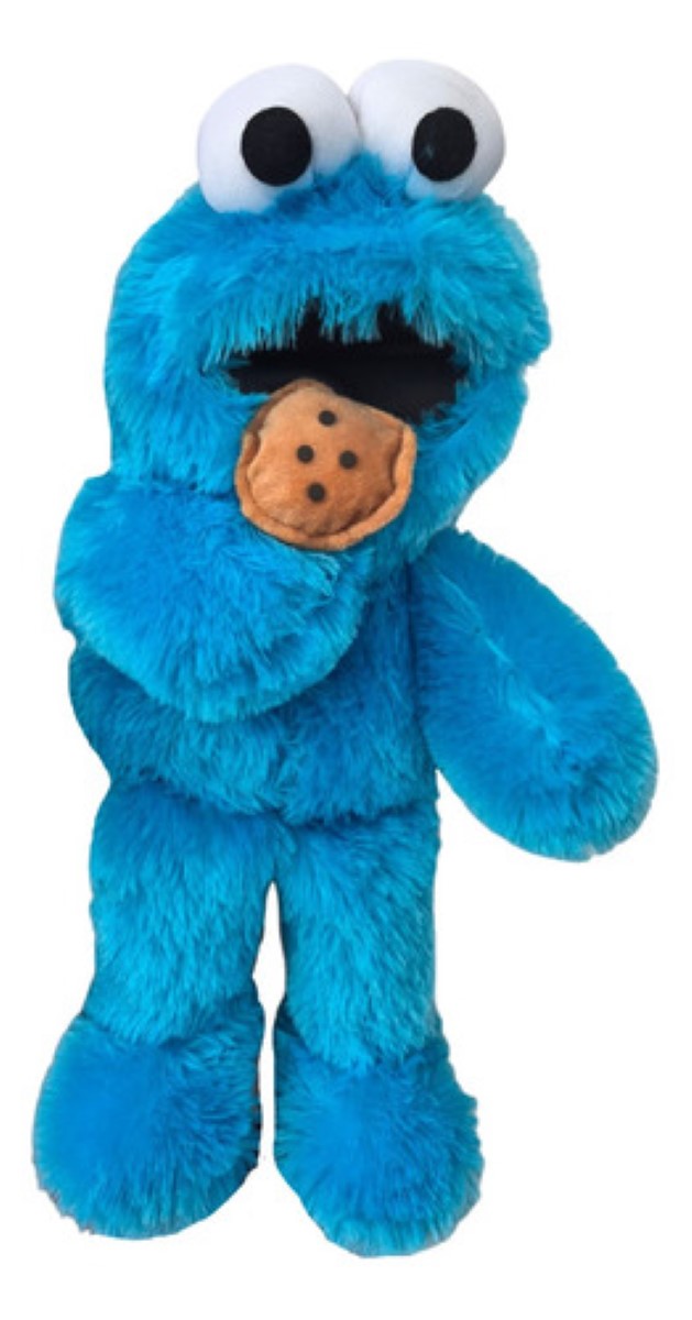 Monstruo Comegalletas Elmo Peluche Soft Premium Plaza Sesamo AZUL