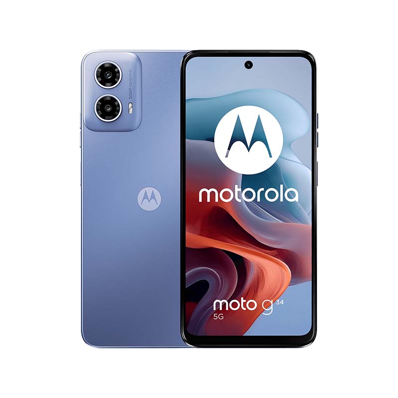  MOTOROLA MOTO G34 5G 8GB RAM 256GB AZÚL ARTICO