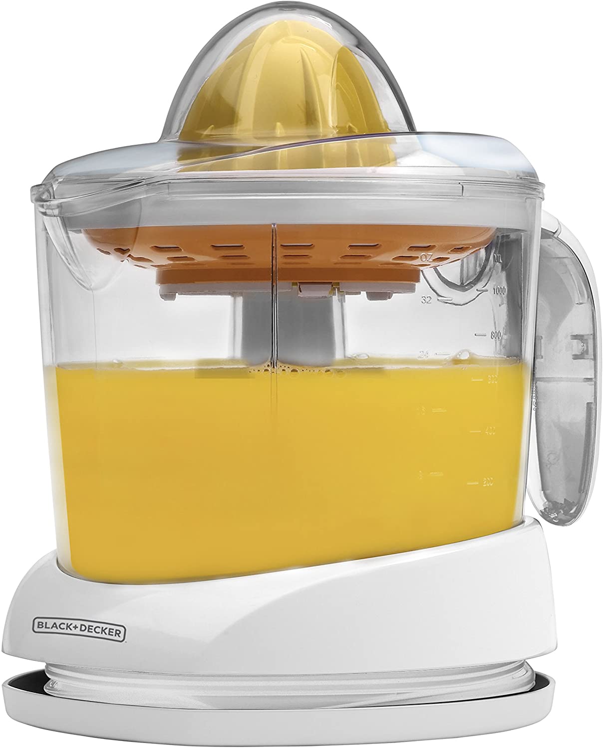 Exprimidor de Citricos Black and Decker CJ625 2 Conos 1 Ltro Blanco