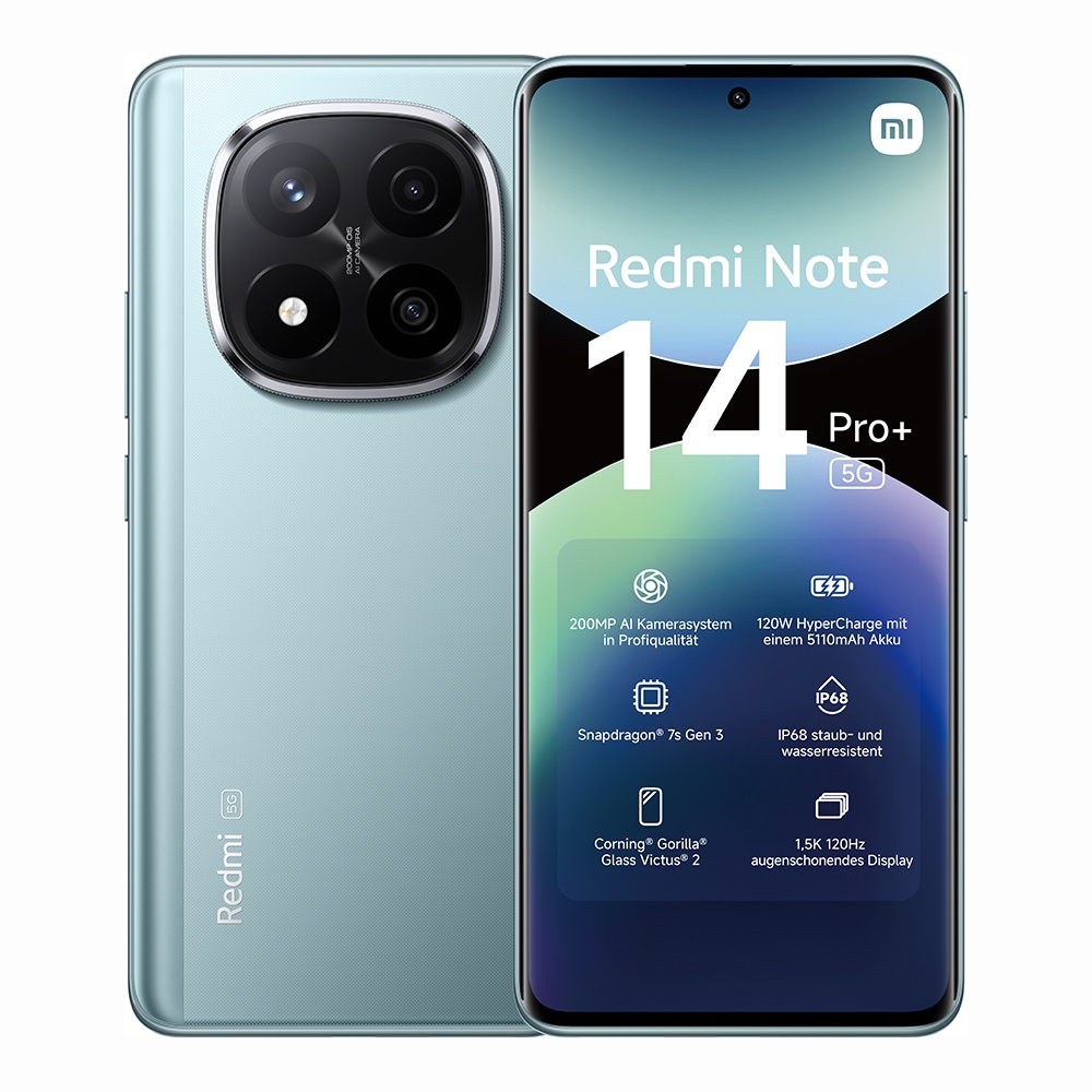 XIAOMI NOTE 14 PRO PLUS 5G 512Gb 12Ram Dualsim Color Azul Nuevo Desbloqueado