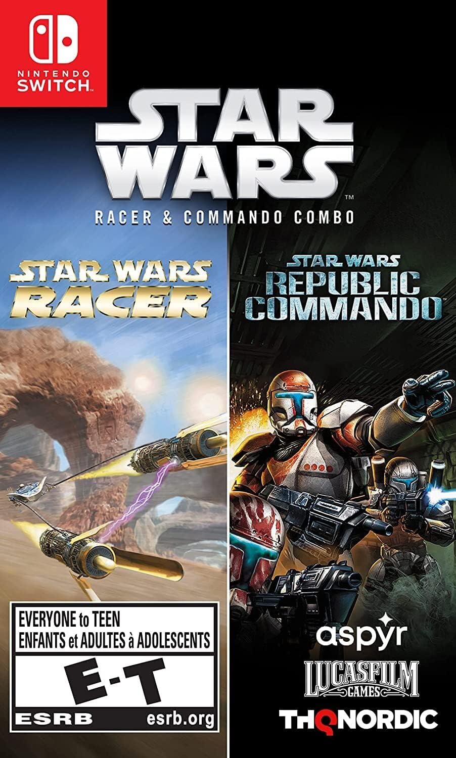  Star Wars Racer and Commando Nsw