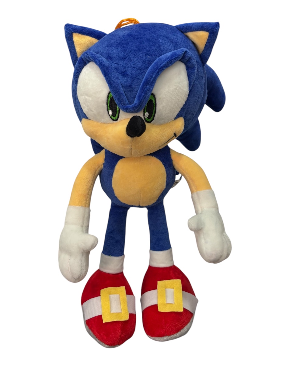 Muñeco de peluche Sonic, color azul, algodón 100% 