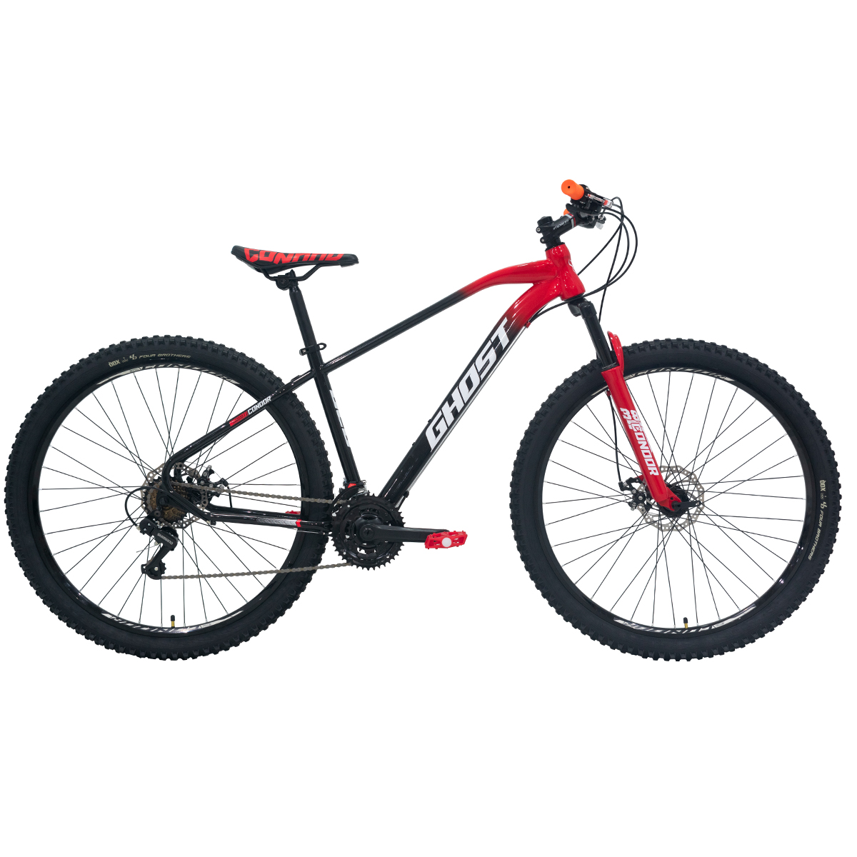 Bicicleta Ghost Claw Rodada 29 Rojo De Montaña