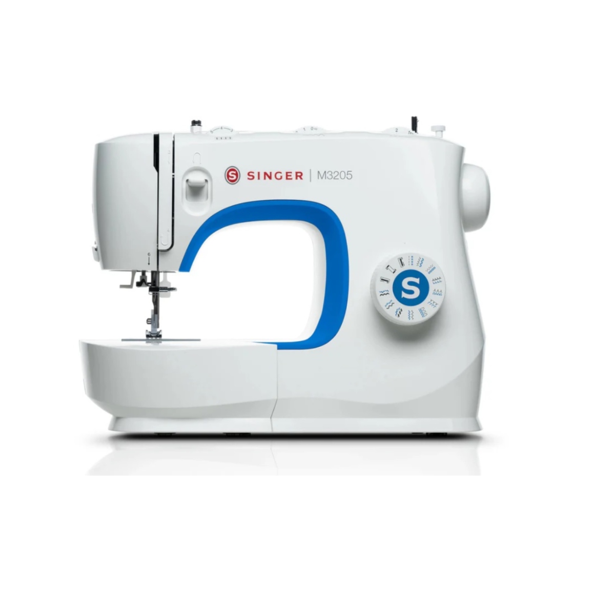 Maquina de Coser Singer M3205, 23 Puntadas Blanca ALBY7