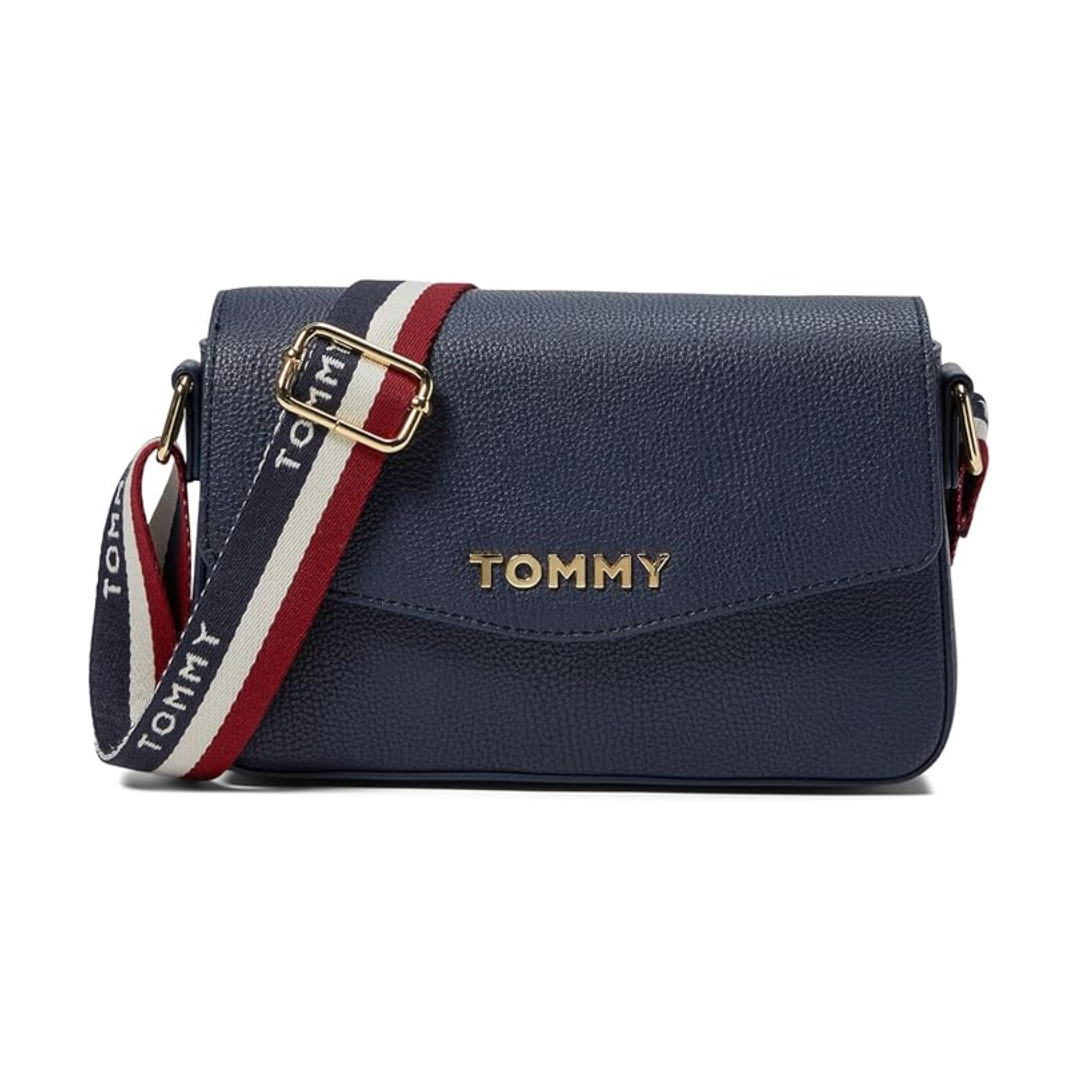 Bolsa Tommy Hilfiger Reese II Crossbody Sobres con Solapa de PVC