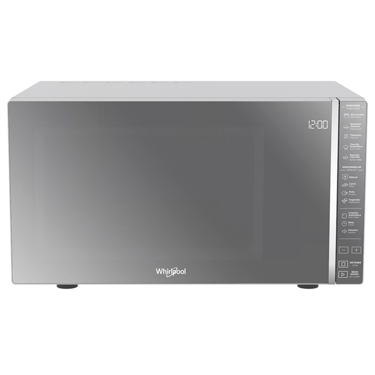 Horno de Microondas Whirlpool WM1811D 1.1 Pies / 30L Silver ALBY16