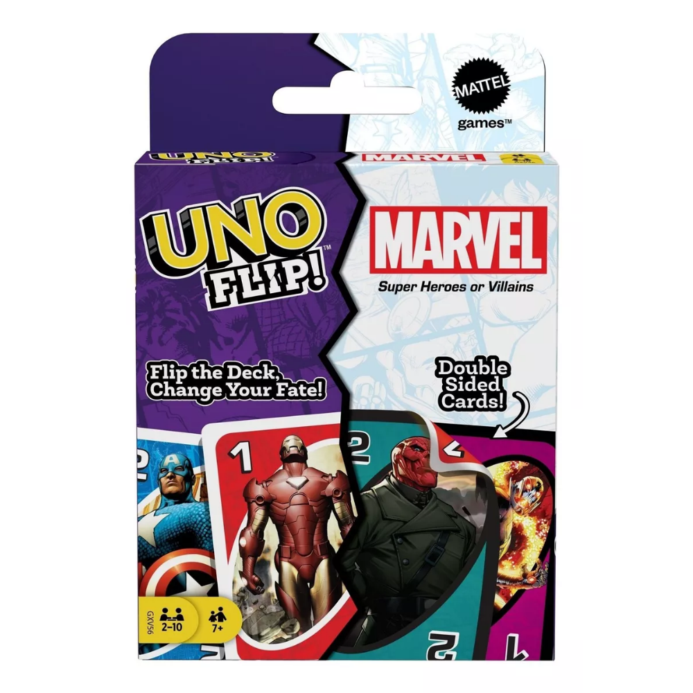 Juego De Cartas Uno Marvel De 2 A 10 Jugadores