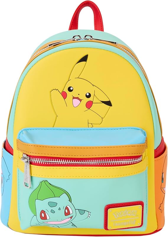 Mochila Original Loungefly Pokemon Iniciales