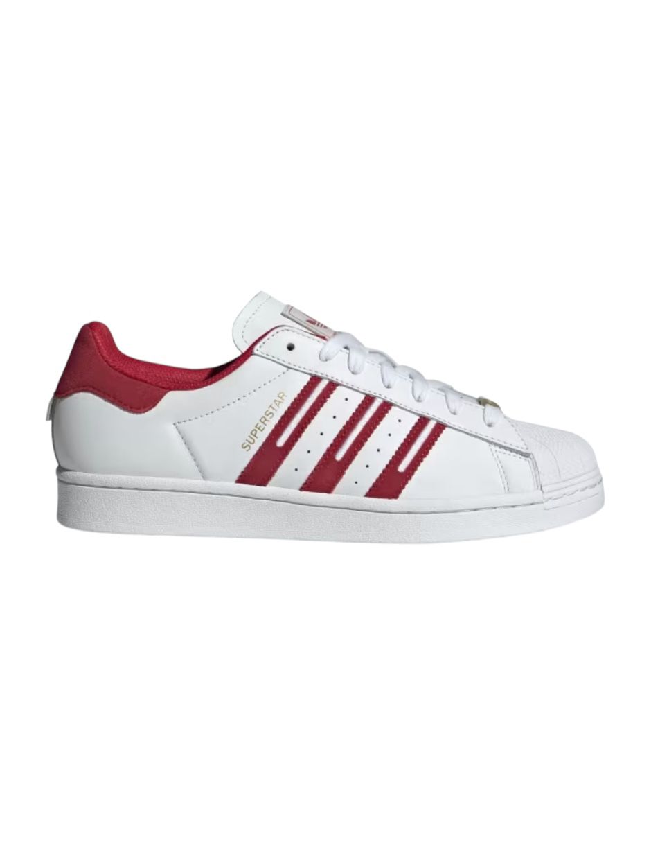 TENIS ADIDAS SUPERSTAR ID1371 ROJOS PARA HOMBRES