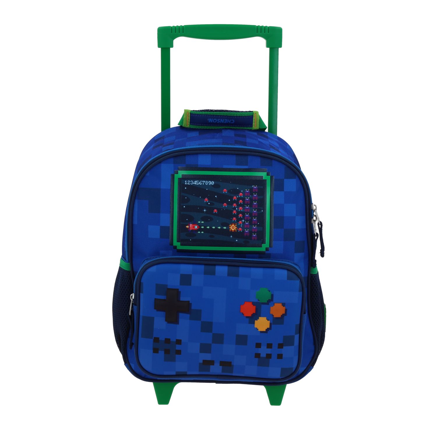 Mochila Chica Chenson Con Ruedas Escolar Kinder Gamer GALAGA CO70339-9