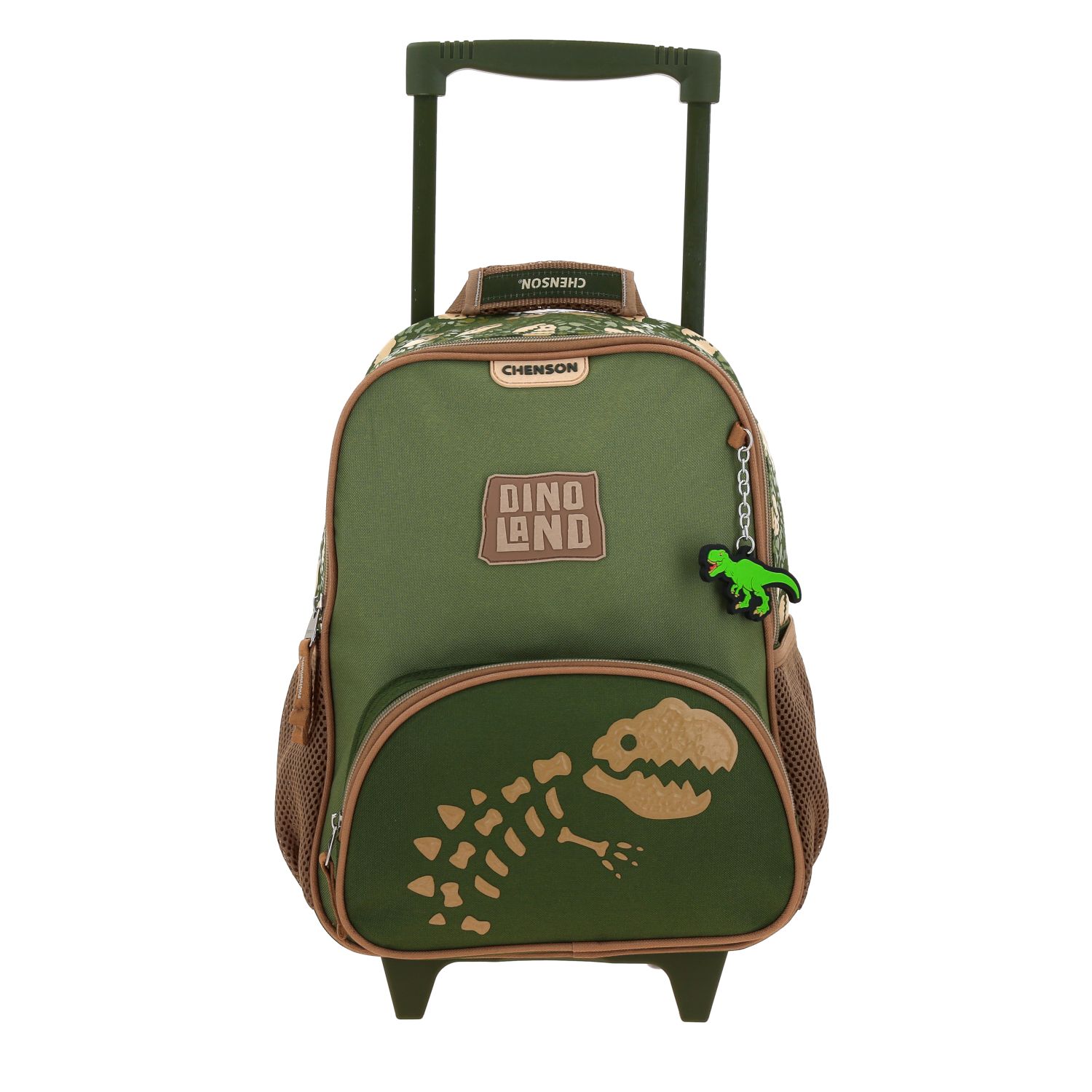 Mochila Chica Chenson Con Ruedas Escolar Kinder Dino Sagaz CO70597-A