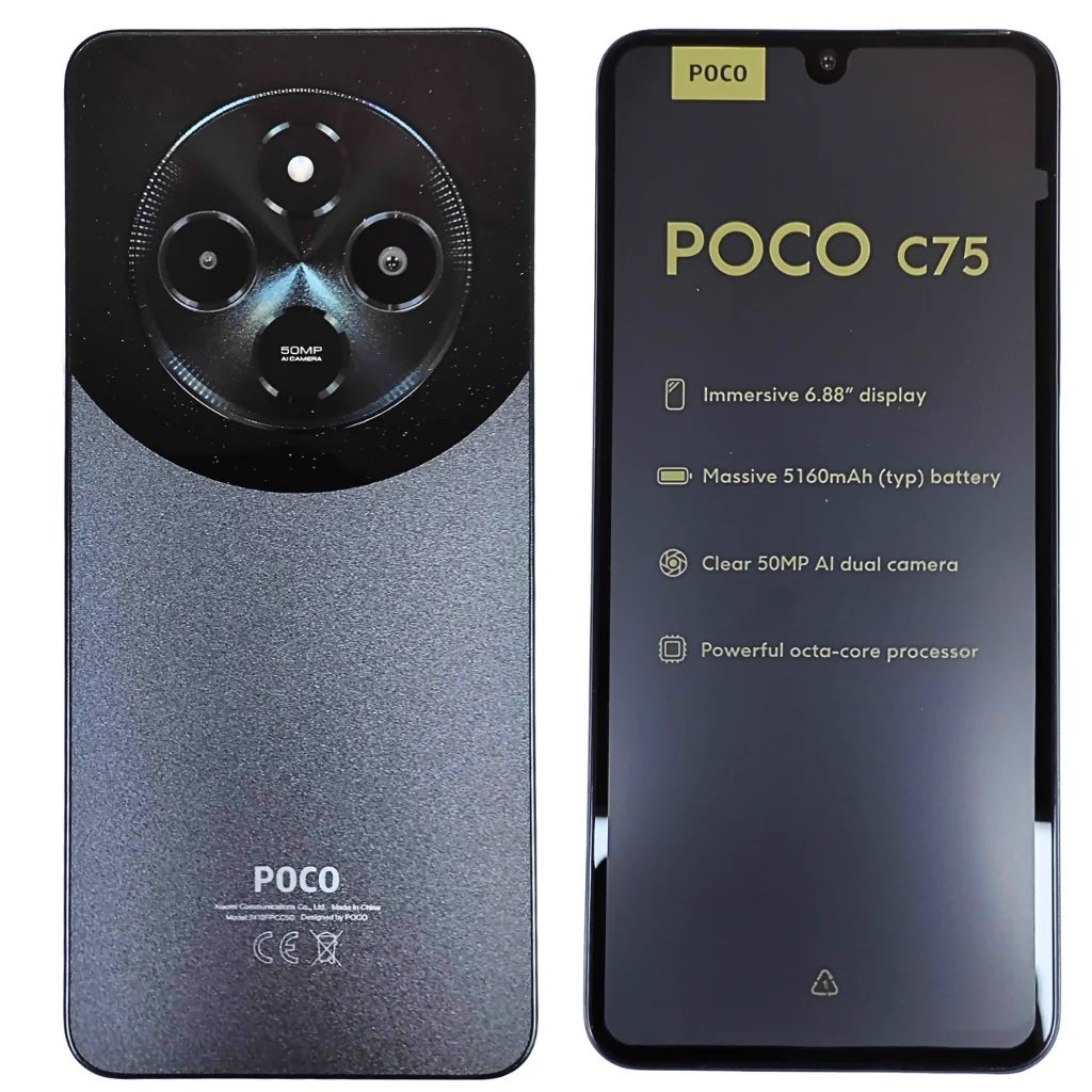 Xioami Poco C75 128Gb 6Ram Color NEGRO Dualsim Libre Nuevo