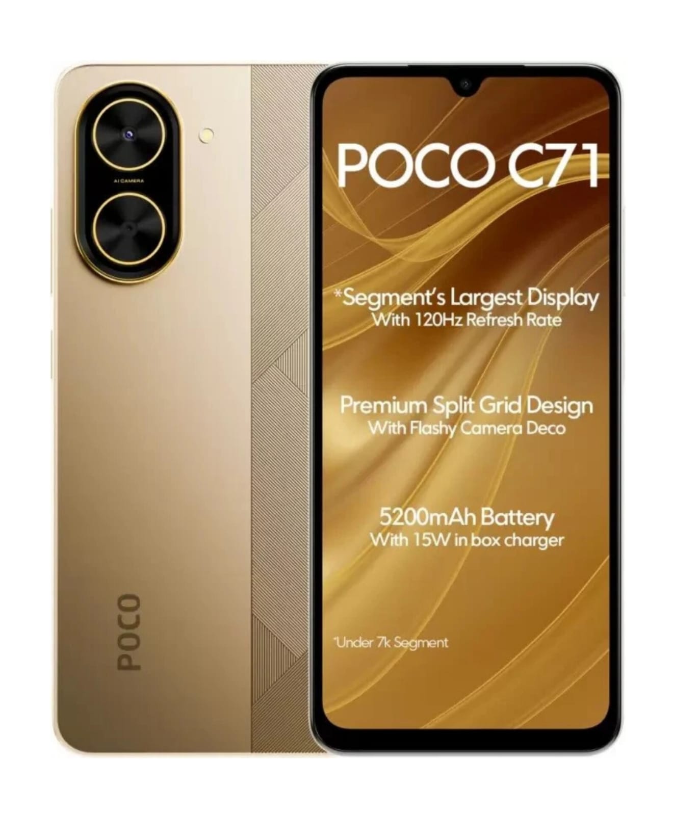 POCO C71 本体 ゴールド 3GB+64GB 新品未開封 Xiaomi POCO C71 64GB 3GB Dorado