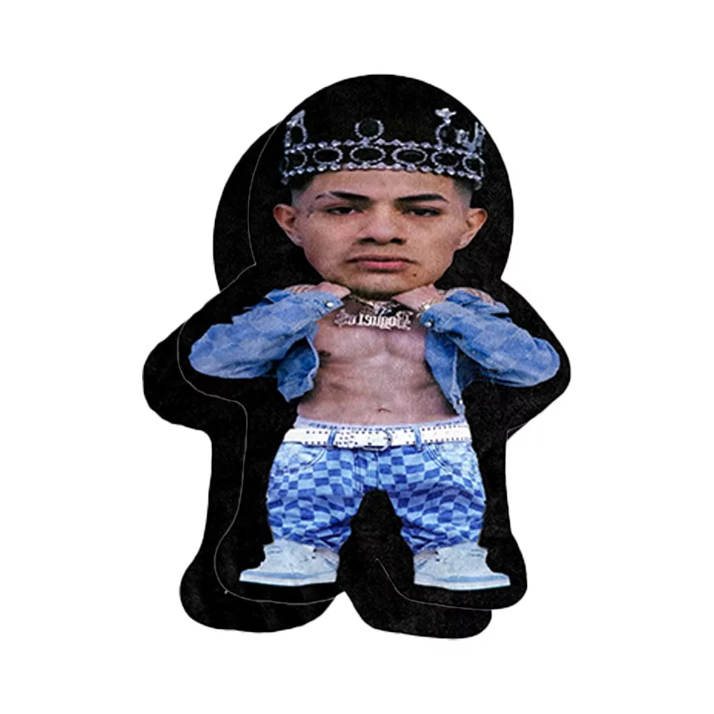 Cojín Almohada Bogueto | el Booo Chiquito | Peluche con Relleno | Peluche Enano Personaje - Artista | Tela Polar