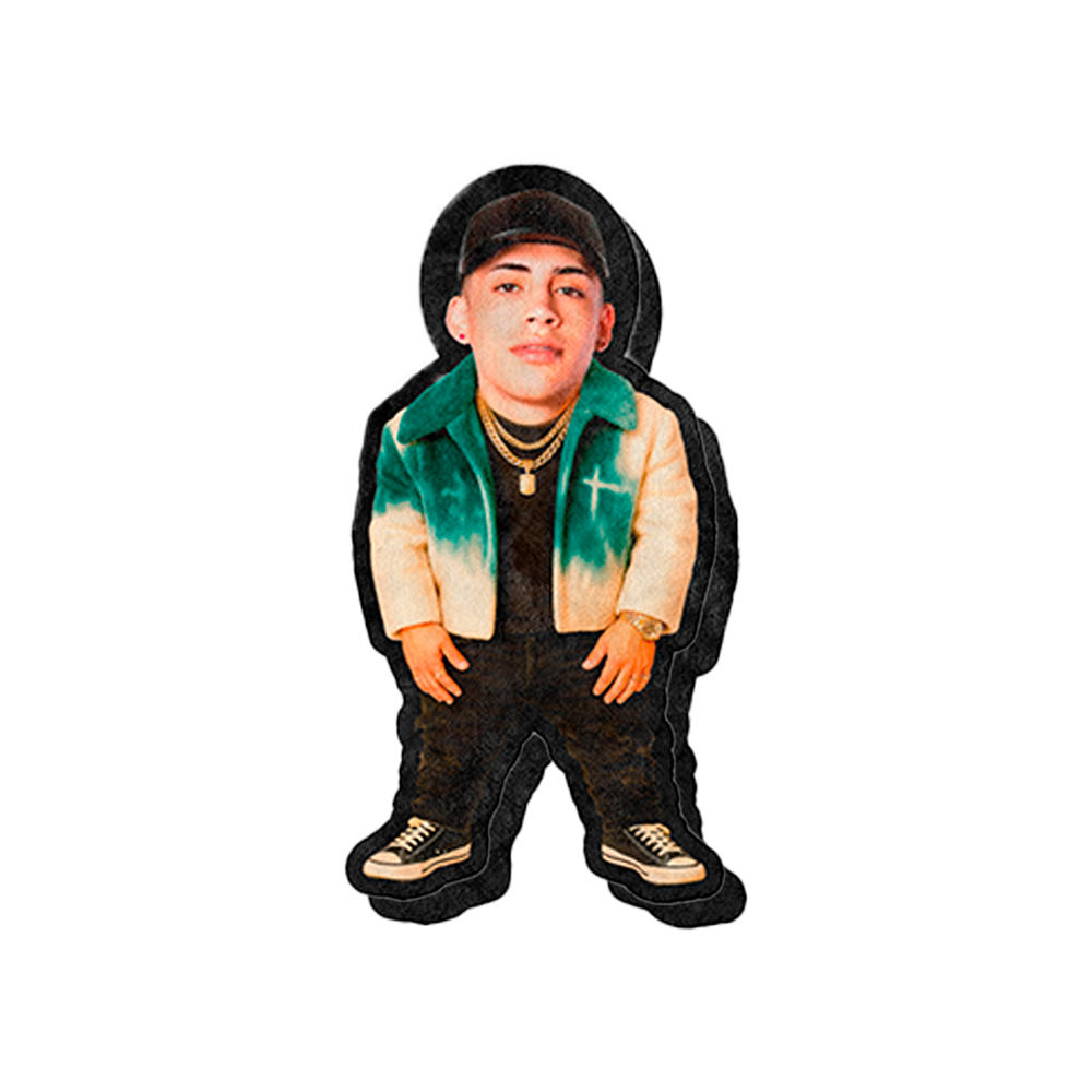 Cojín Almohada Cris MJ | Peluche con Relleno | Peluche Enano Personaje - Artista | Tela Polar