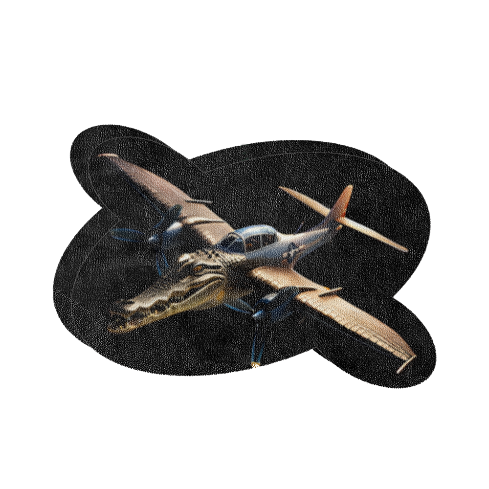 Cojín Almohada Bombardero Cocodrilo | Peluche con Relleno | Peluche Enano Personaje - Artista | Tela Polar