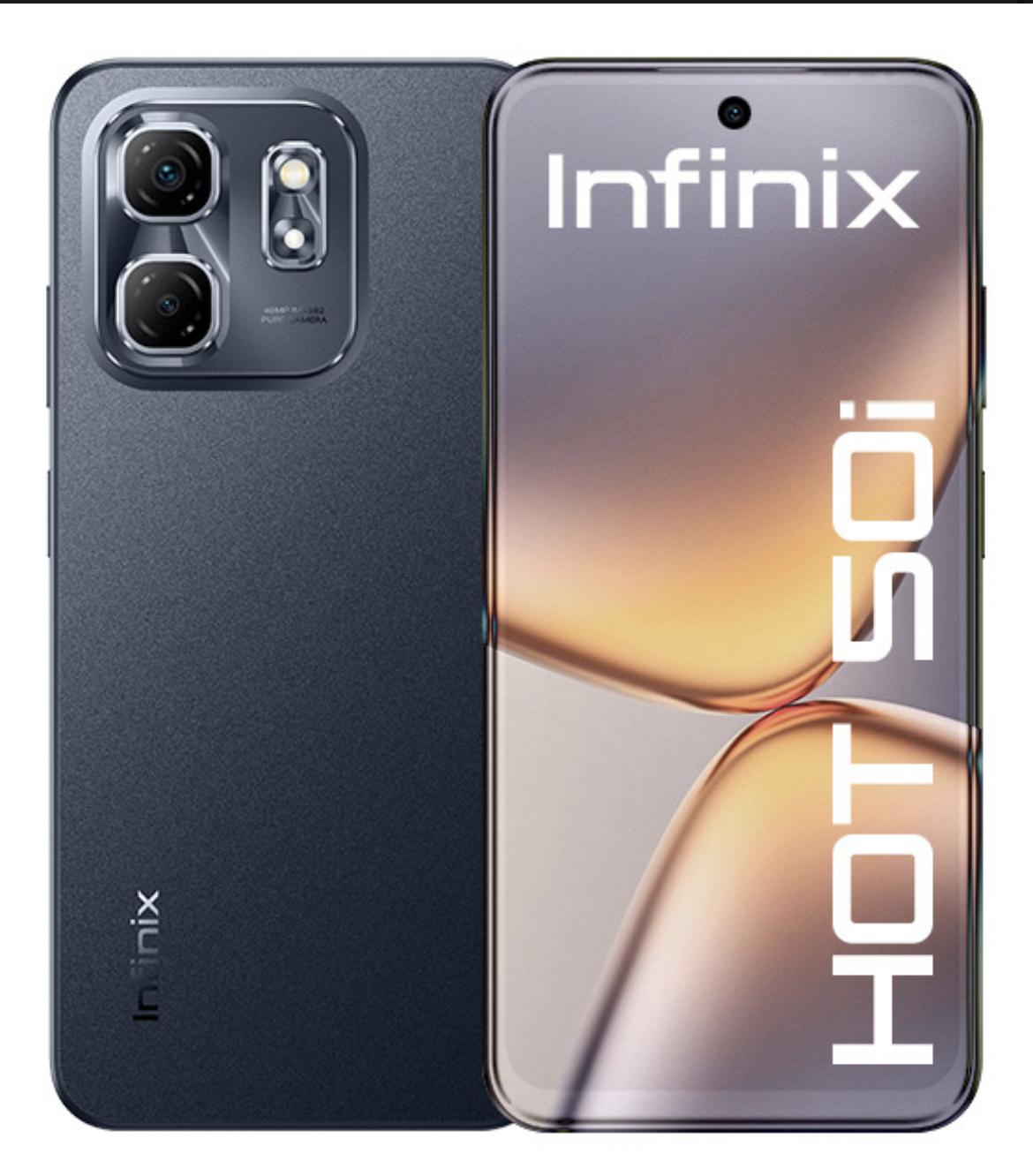 Celular Infinix Hot 50i 128gb Rom 4gb+4gb Ram Virtual Dual Sim Mediatek Helio G81 6.7 Hd+ 120hz 48mp 5000mah Carga De 18w