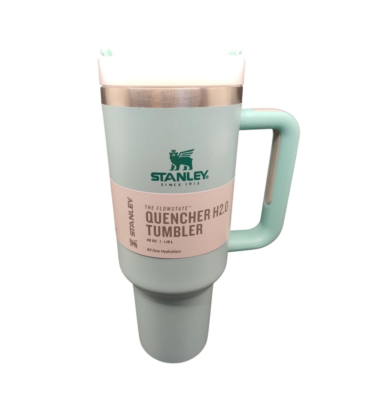 Vaso Termo Liso Color Verde Aqua 1.19L Stanley Flowstate Tumbler 40oz