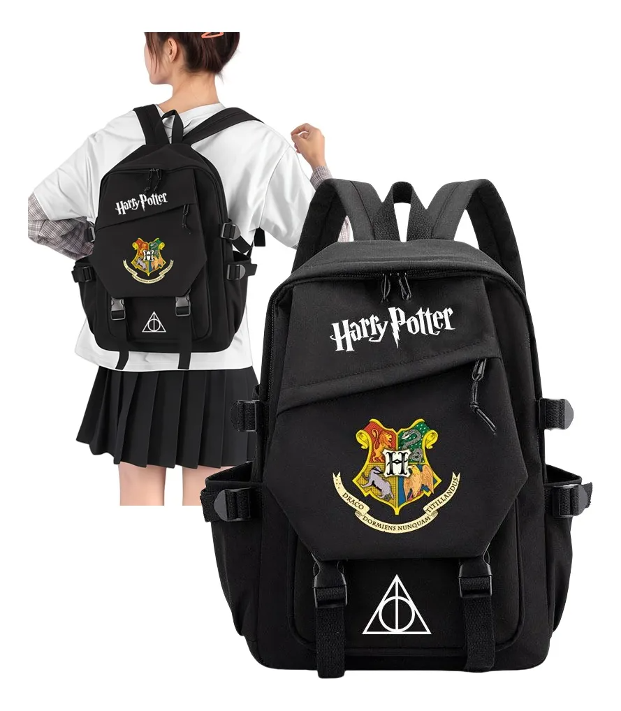 Mochila Escolar Con Estampado De Harry Potter Mochilas Escolares