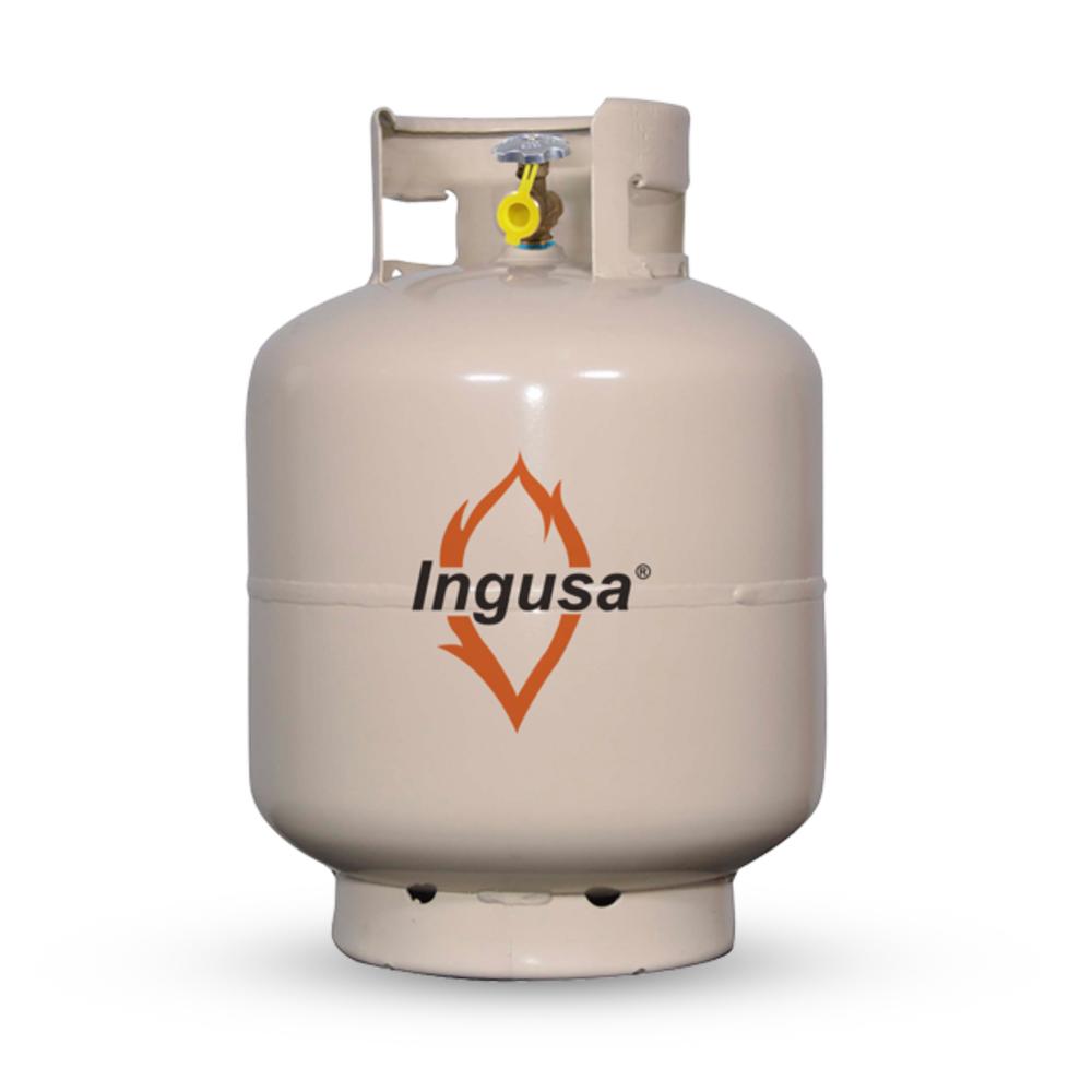 TANQUE PARA GAS CILINDRO 10 KG C/ VALVULA VII INGUSA