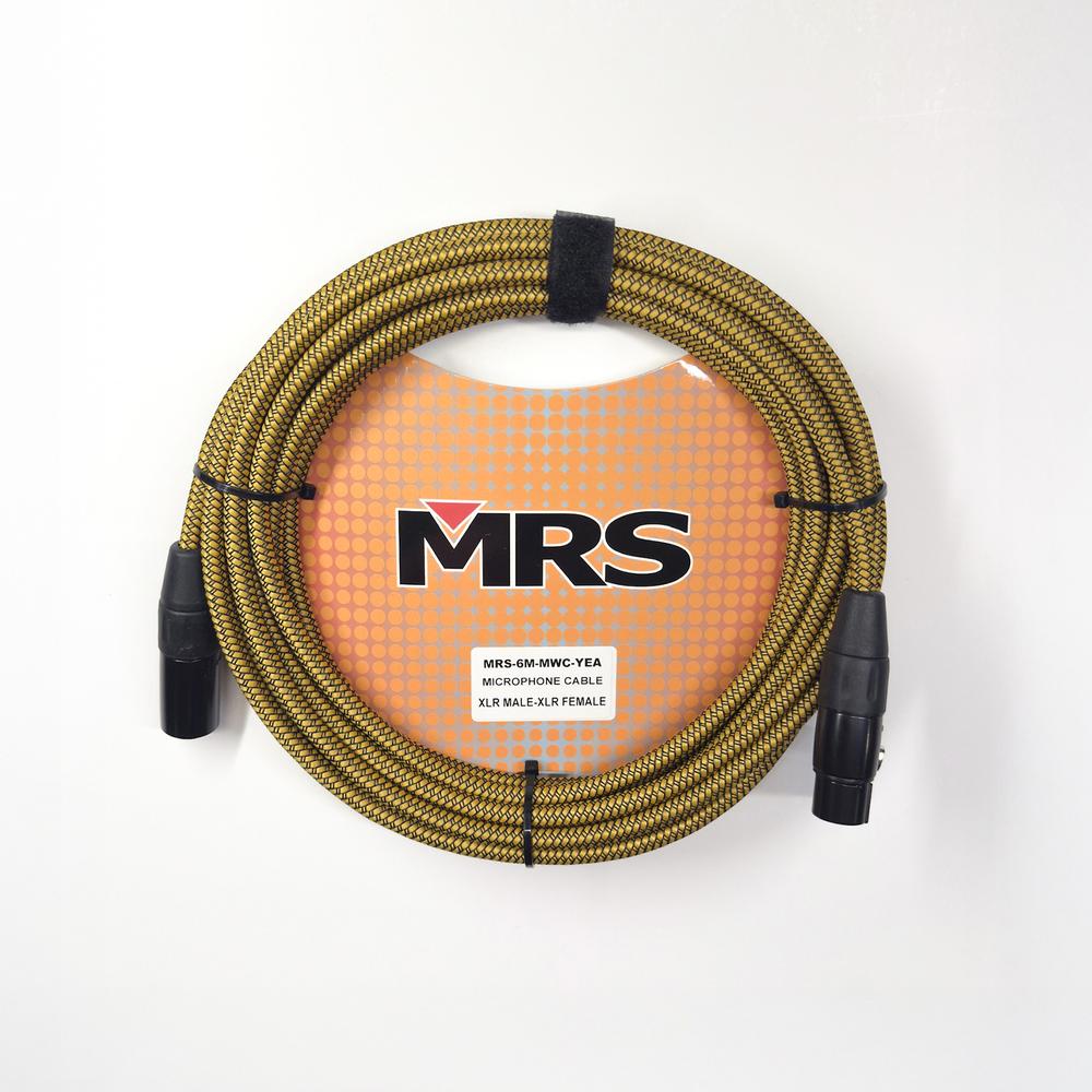 Cable para Micrófono XLR de 6 metros MRS-6M-MWC-YEA MORRISON